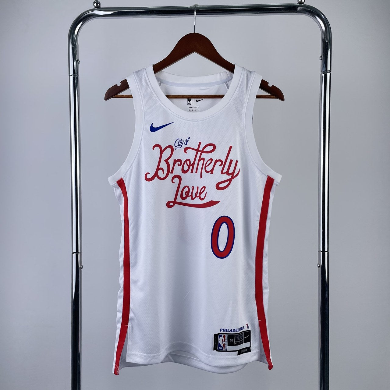 Philadelphia 76Ers City Edition White #0 MAXEY NBA Season Jerseys 2023