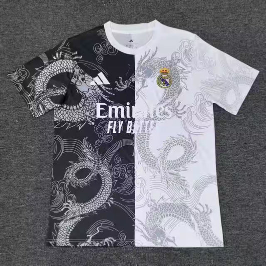 Real Madrid Special Edition White/Black Fans Football Jersey 2025/2026