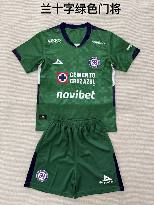 Cruz Azul Goalkeeper Fans Football Jersey 2025/2026 (Kids And Man )