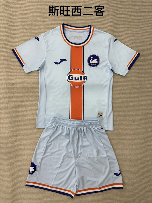 Swansea City Third Away Fans Football Jersey 2025/2026 (Kids And Man )