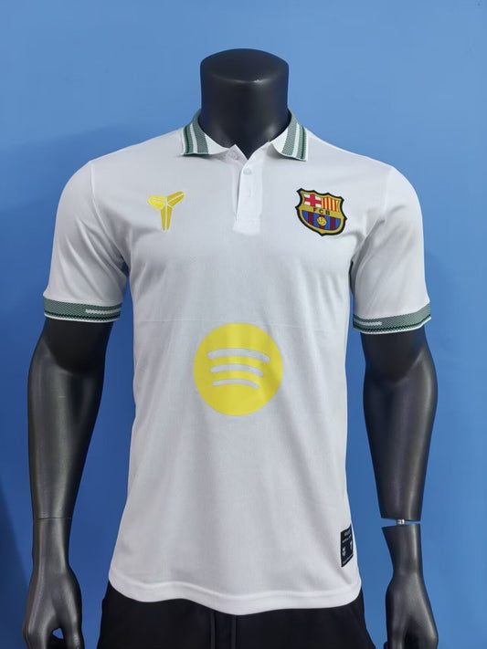 Barcelona Polo Fans White Football Jersey 2026/2027