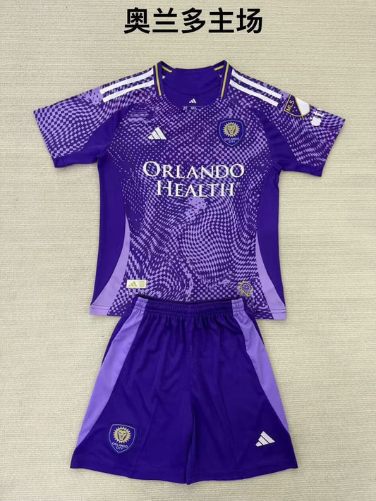 Orlando City SC Home Fans Kits Football Jersey 2025/2026 (Kids And Man )