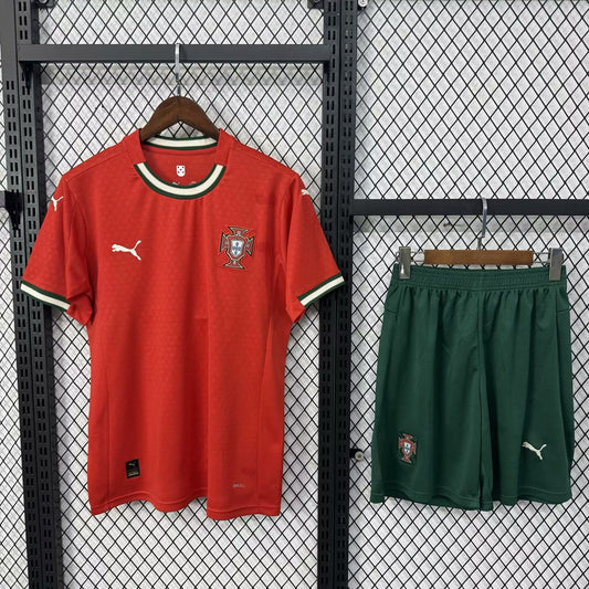 Portugal Home With Pants Sets Fans Football Jersey 2025/2026