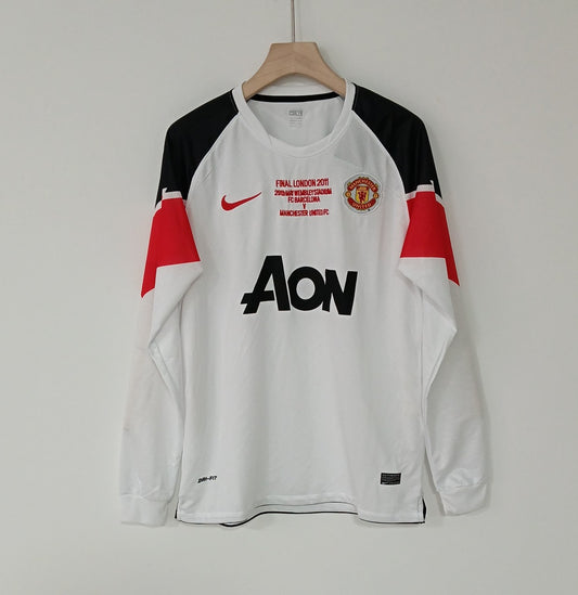 Retro Manchester United Long Away Football Jersey 2010/2011