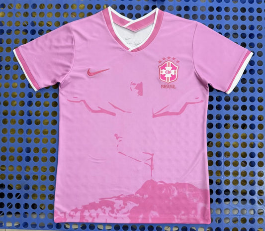 Brazil Special Edition Fans Pink Football Jersey 2026/2027