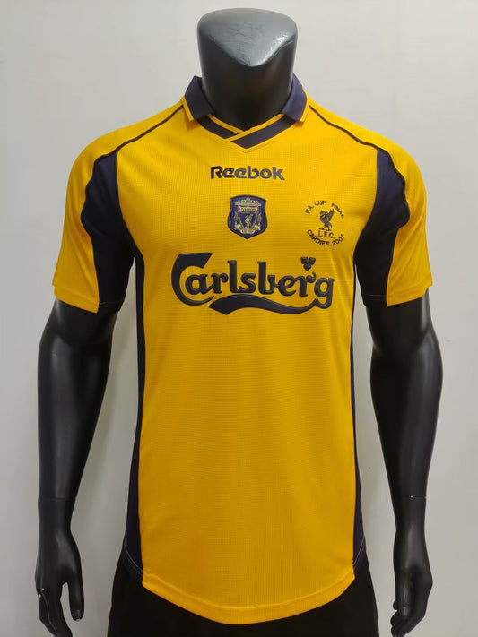 Retro Liverpool Away Football Jersey 2000/2001