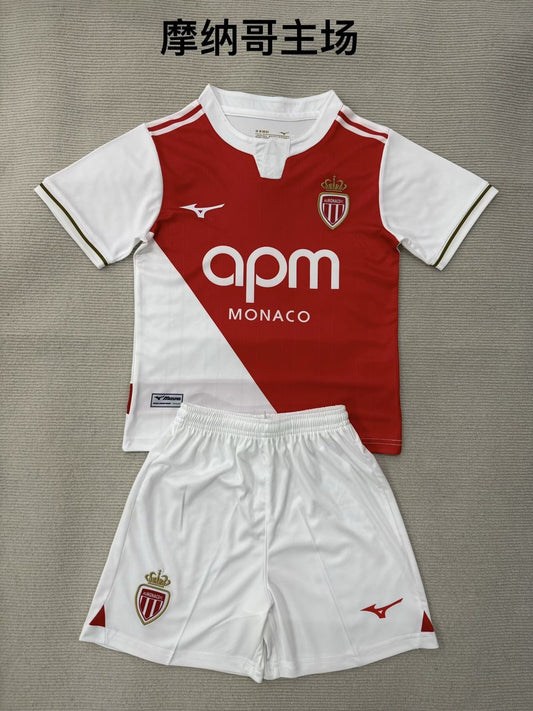 Monaco Home (Kids And Man ) Football Jersey 2025/2026