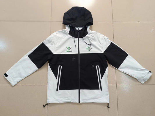 Betis Windbreaker White Black 2025/2026