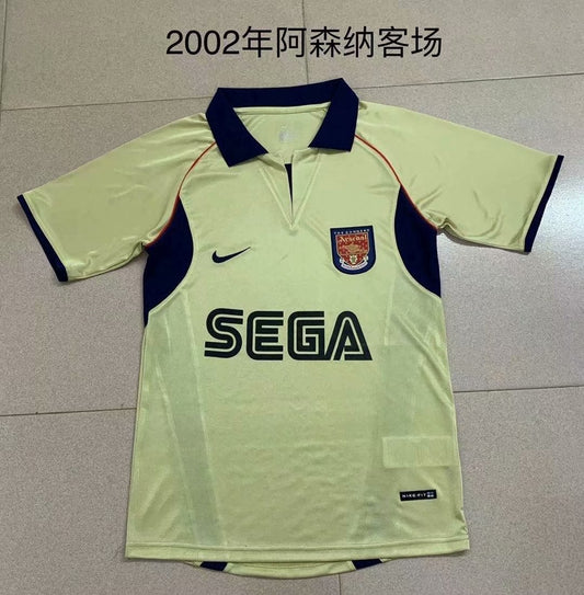 Retro Arsenal Away Football Jersey 2002