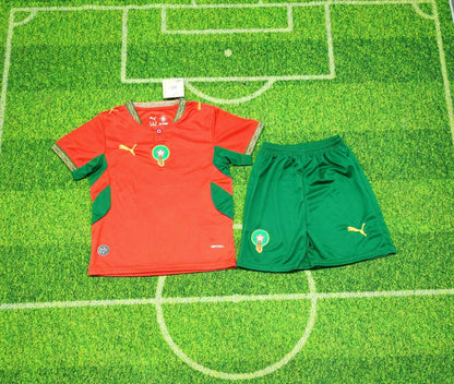 Morocco Home Kids Fans Football Jersey 2026/2027