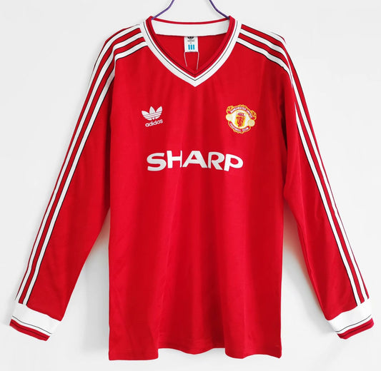 Retro Manchester United Home Football Jersey 1986/1988