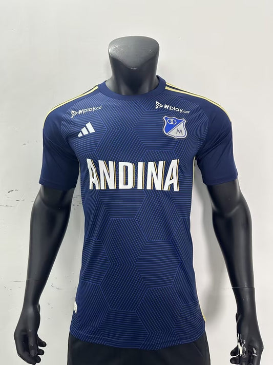 Club Deportivo Los Millonarios Home Player Football Jersey 2024/2025