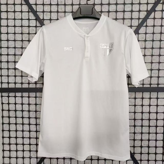 Sao Paulo Polo White Fans Football Jersey 2025/2026