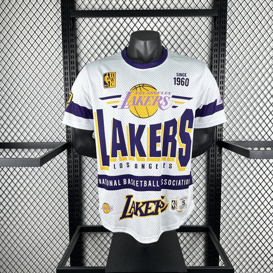 Retro Los Angeles Lakers White NBA Season Jerseys 2026