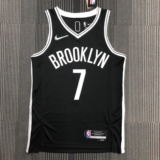 Brooklyn Nets Black #7 DURANT NBA Season Jerseys 75 Year