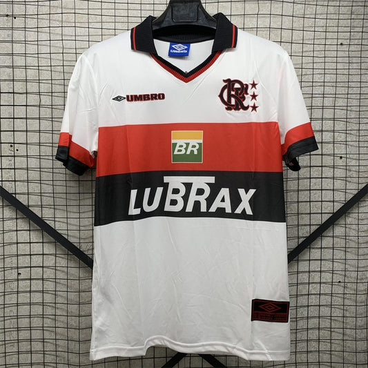 Retro Flamengo Away White Football Jersey 1998