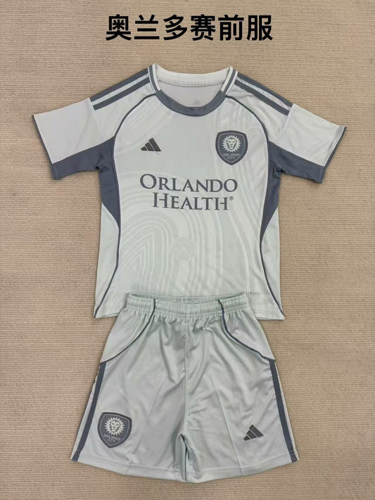 Orlando City SC Pre Match Uniform Fans Kits Football Jersey 2025/2026 (Kids And Man )