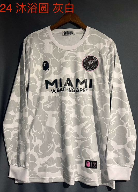 Inter Miami Long Sleeve Special Edition Pale Fans Football Jersey 2024/2025
