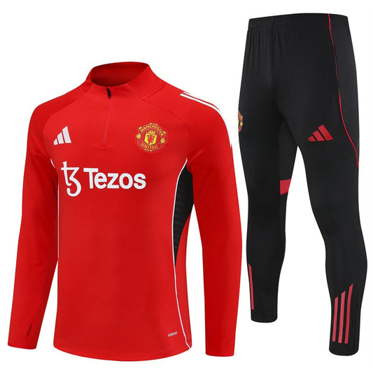 Manchester United Training Tracksuit Red (Kids And Man ) 2025/2026