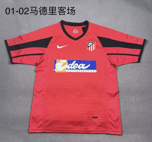 Retro Atletico Madrid Away Football Jersey 2001/2002