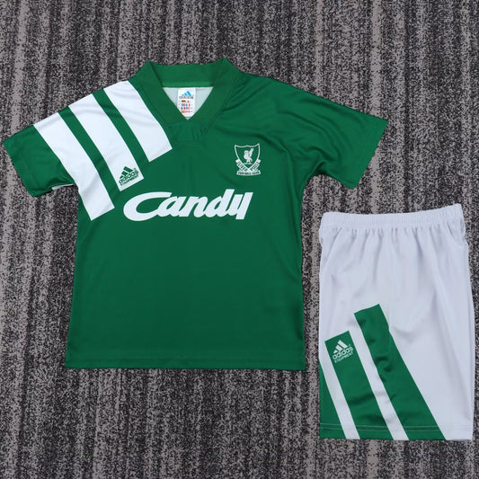 Retro Liverpool Away Kids Football Jersey 1991/1992