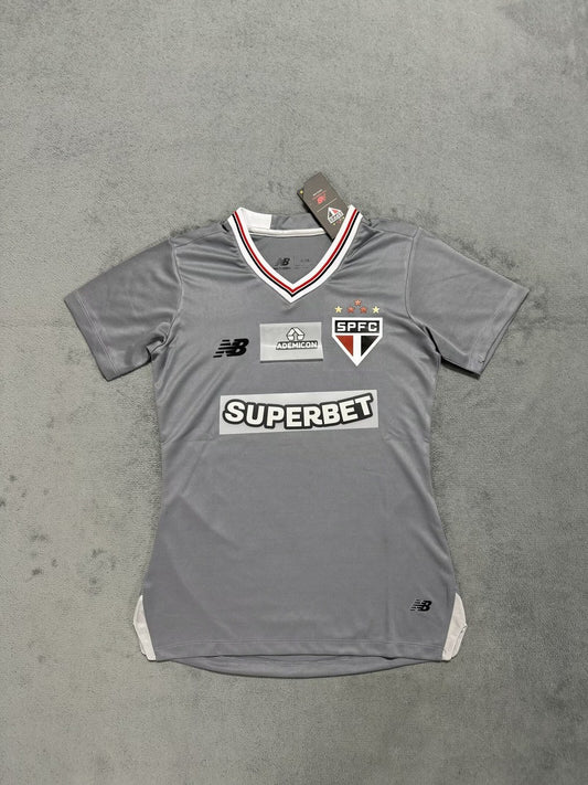 Sao Paulo Training Grey Women Fans Football Jersey 2025/2026