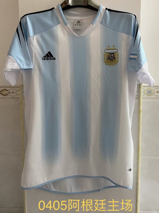 Retro Argentina Home Football Jersey 2004/2005