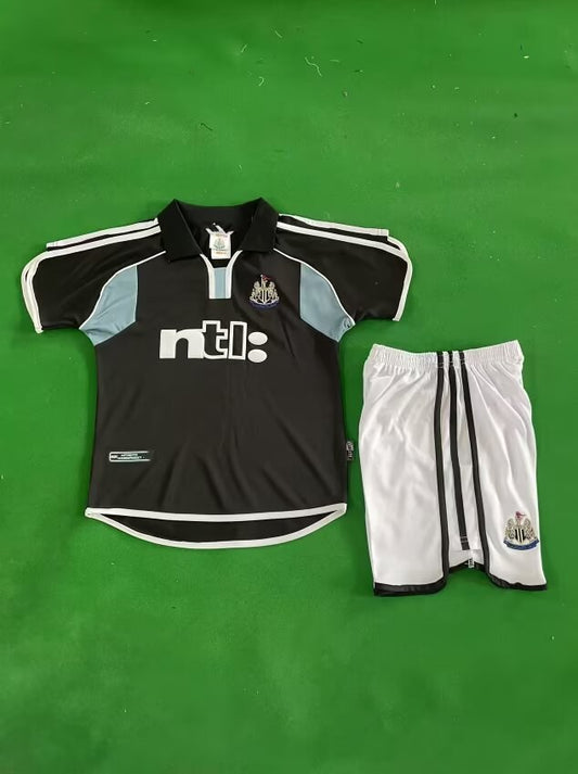 Retro Newcastle Away Kids Football Jersey 2000/2001