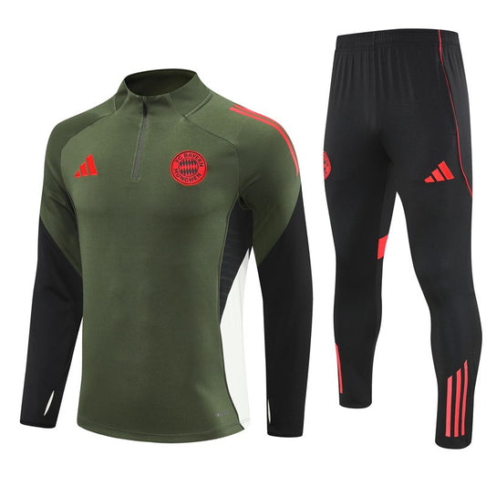 Bayern Munich Training Tracksuit Green (Kids And Man ) 2025/2026