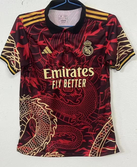 Real Madrid Special Edition Red Fans Football Jersey 2024/2025