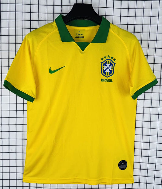 Retro Brazil Home Football Jersey 2019/2020