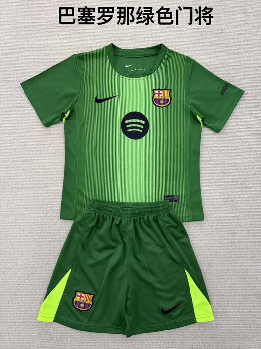 Barcelona Goalkeeper Fans (Kids And Man) Football Jersey 2025/2026