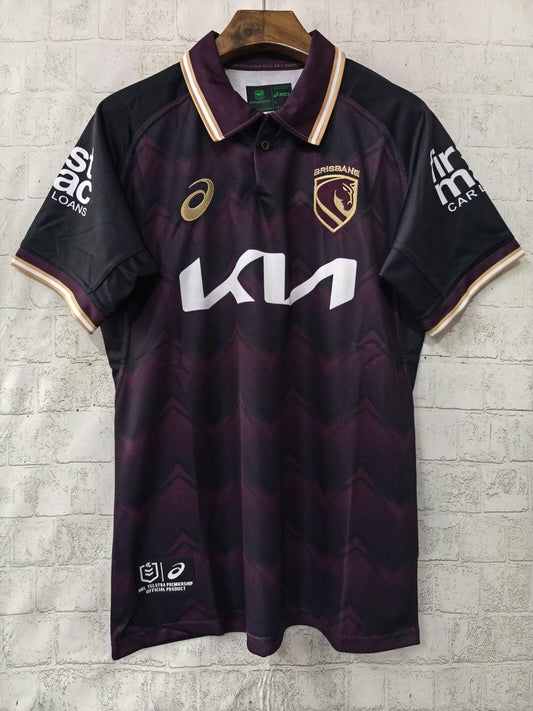 ARISBANE NRL TELSTRA PREMIERSHIP POLO Home Fans Rugby Jerseys 2026