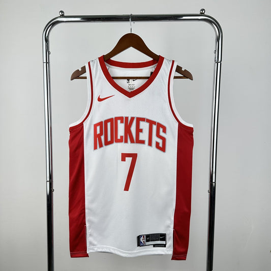 Houston Rockets White #7 DURANT NBA Season Jerseys 2023