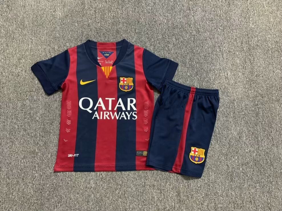 Retro Barcelona Home Kids 2014/2015