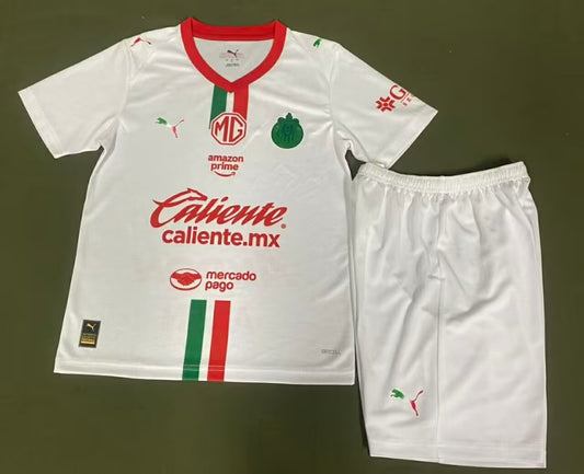 Chivas (Guadalajara ) Away Kids Football Jersey 2025/2026