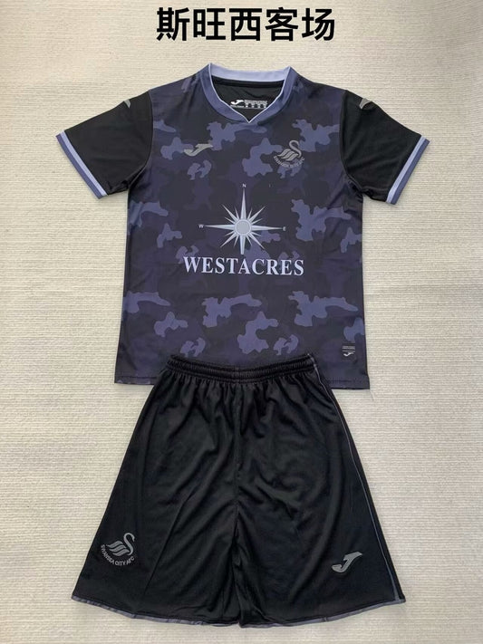 Swansea City Away Kids Football Jersey 2024/2025