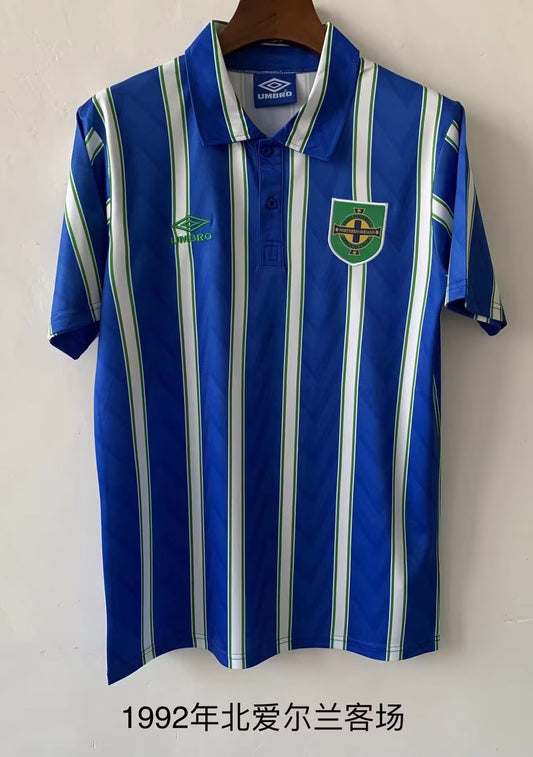 Retro Northern Ireland Away Football Jersey 1992