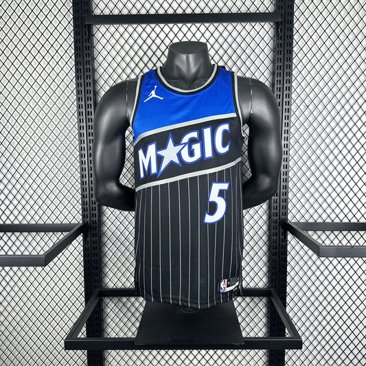 Orlando Magic Black Blue #5 BANCHERO NBA Season Jerseys 2026