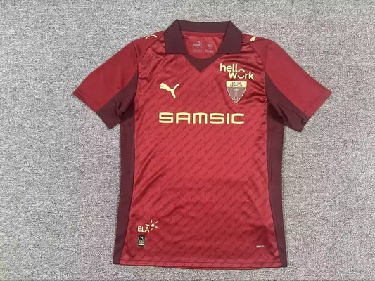 Stade Rennais 125 Year Commemorative Special Edition Red Fans Football Jersey 2025/2026