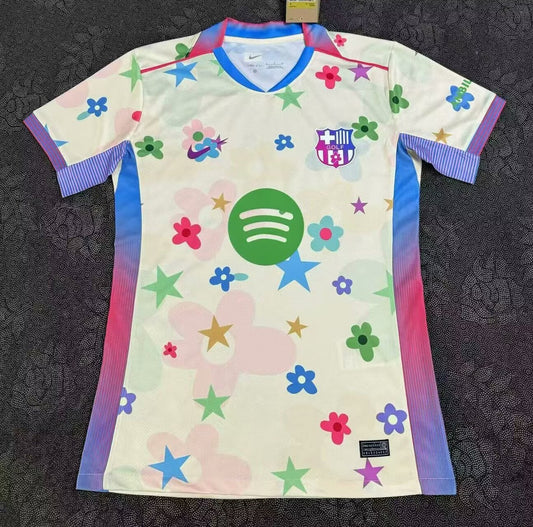 Barcelona Pattern Golf Special Edition Fans Football Jersey 2025/2026
