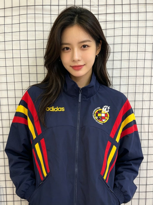 Spain Windbreaker Blue Windbreaker Jersey 2026/2027