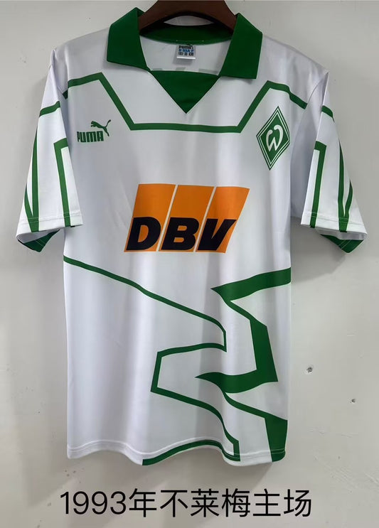 Retro Werder Bremen Home Football Jersey 1993