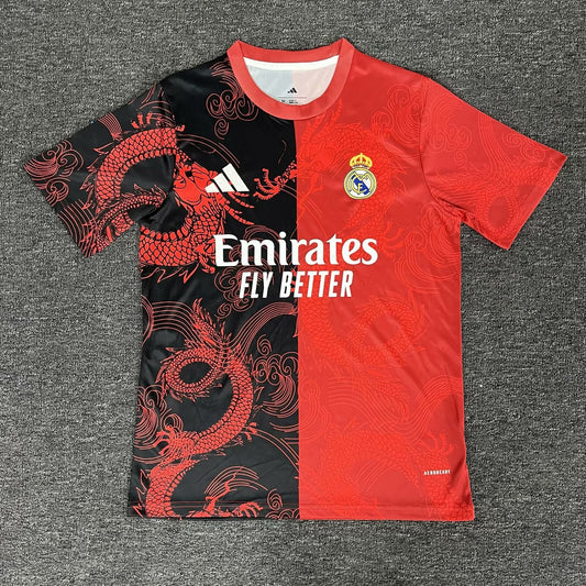 Real Madrid Special Edition Red/Black Fans Football Jersey 2025/2026