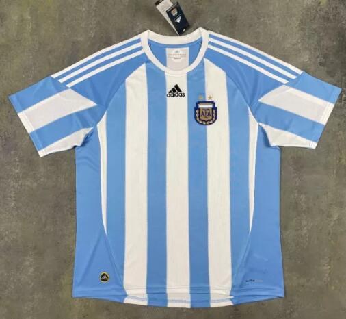Retro Argentina Home Football Jersey 2010