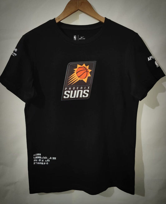 NBA Suns Hot Pressing Black T-shirt