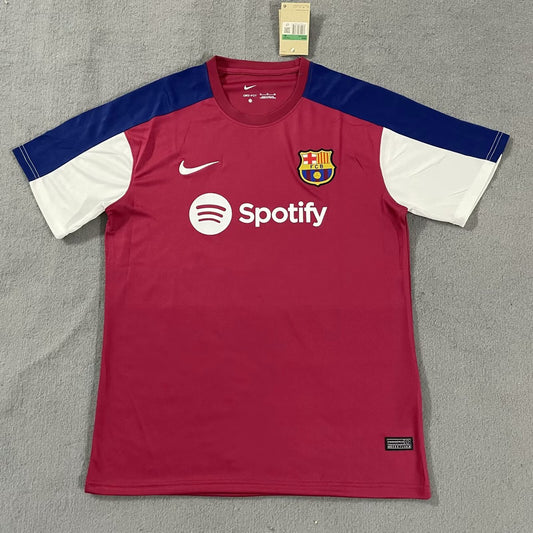 Barcelona Training Clothes Pink Fans Football Jersey 2025/2026