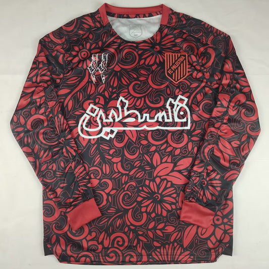 Palestine Arabic Long Sleeves Fans Football Jersey 2025/2026