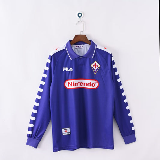 Retro Florence Long Home Football Jersey 1998/1999