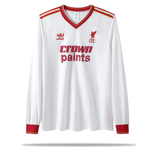 Retro Liverpool 2Rd Away Long SLeeve Football Jersey 1985/1987